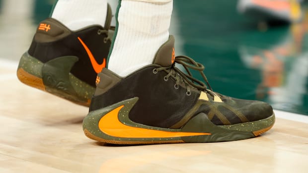 Nike Zoom Freak 1 worn by Giannis Antetokounmpo.